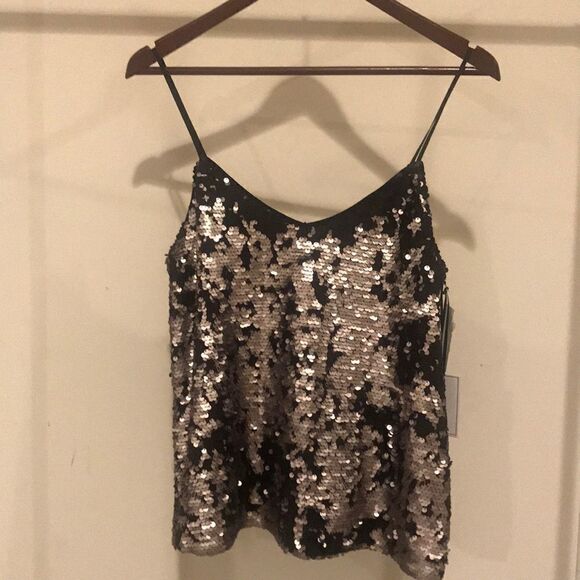 NWT 1.State Sequin Tank - Size Medium - Picture 1 of 8